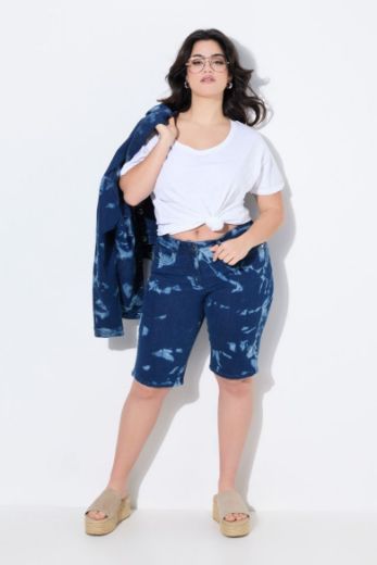 Plus size veliki brojevi Traperice kratkih nogavica za punije