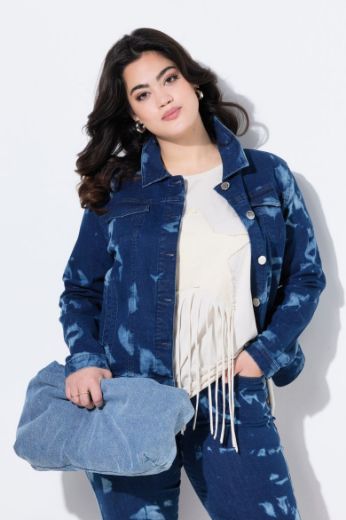 Plus size veliki brojevi Jakna od trapera za punije