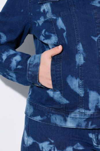 Plus size veliki brojevi Jakna od trapera za punije