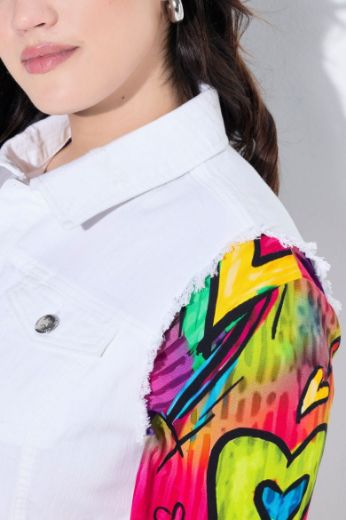 Plus size veliki brojevi Prsluk od trapera za punije