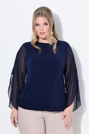 Plus size veliki brojevi Bluza mrežasta za punije