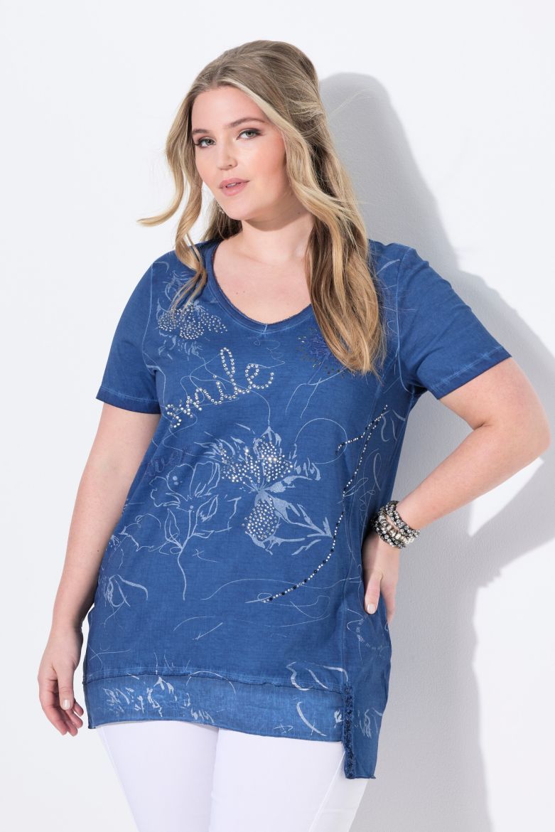Plus size veliki brojevi Majica kratkih rukava za punije