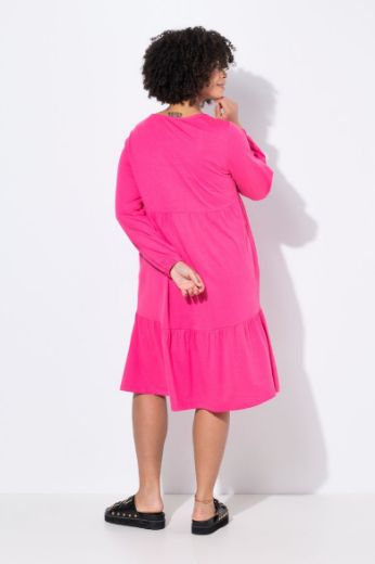 Plus size veliki brojevi Haljina sa širokim rukavima za punije