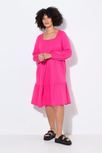 Plus size veliki brojevi Haljina sa širokim rukavima za punije