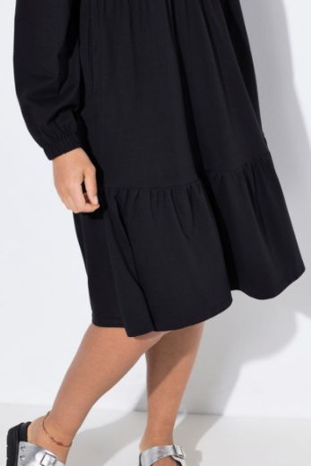 Plus size veliki brojevi Haljina sa širokim rukavima za punije