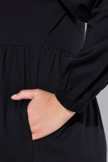 Plus size veliki brojevi Haljina sa širokim rukavima za punije