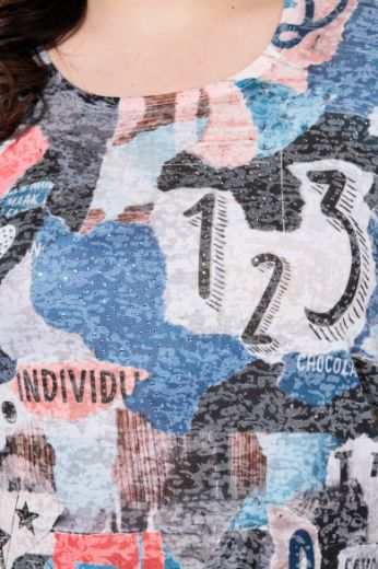 Plus size veliki brojevi Majica kratkih rukava za punije