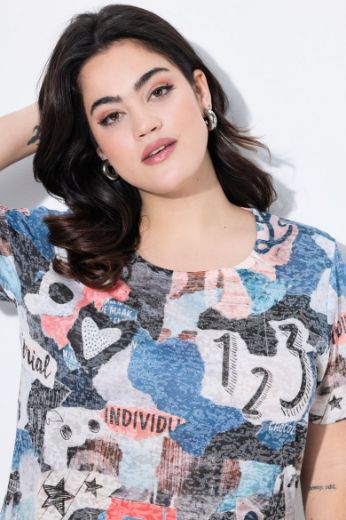 Plus size veliki brojevi Majica kratkih rukava za punije