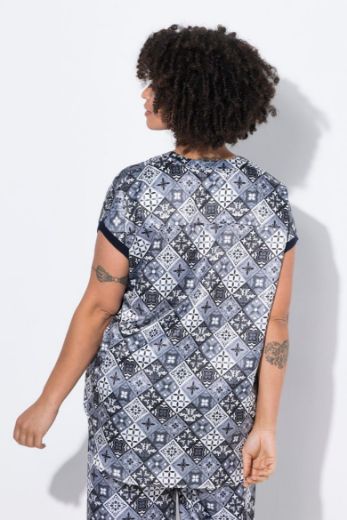 Plus size veliki brojevi Bluza od satena za punije