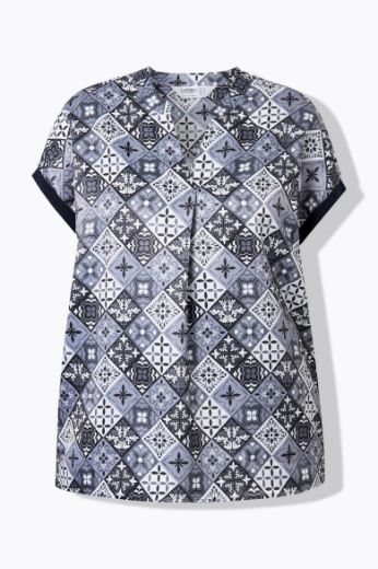 Plus size veliki brojevi Bluza od satena za punije