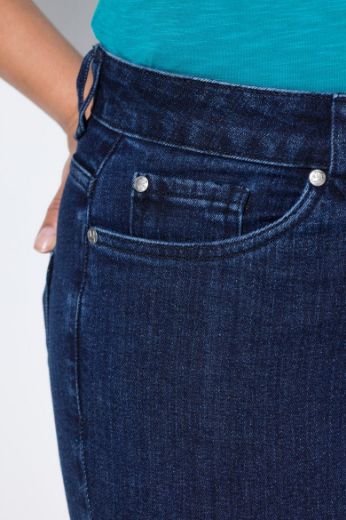 Plus size veliki brojevi Traperice s dodatkom ukrasnih kamenčića za punije