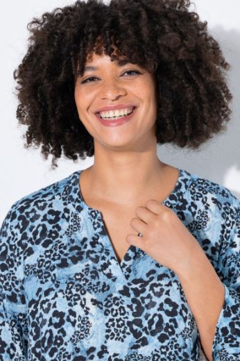 Plus size veliki brojevi Haljina s leopard uzorkom za punije