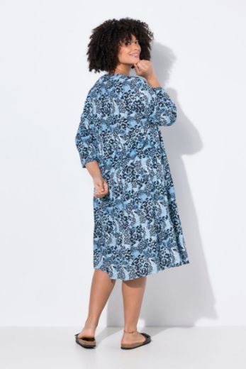 Plus size veliki brojevi Haljina s leopard uzorkom za punije