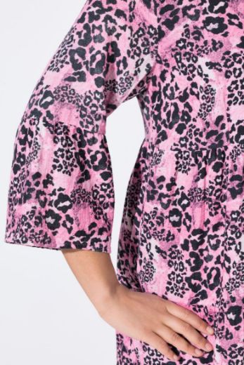 Plus size veliki brojevi Haljina s leopard uzorkom za punije