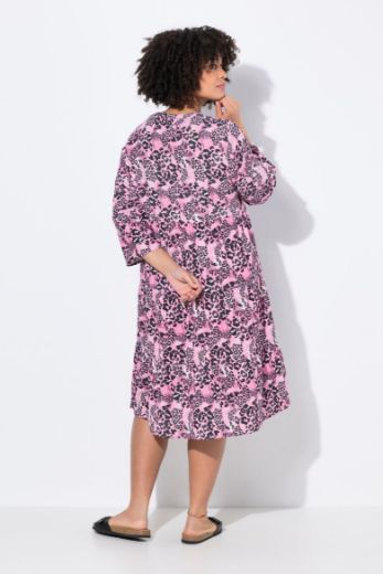 Plus size veliki brojevi Haljina s leopard uzorkom za punije