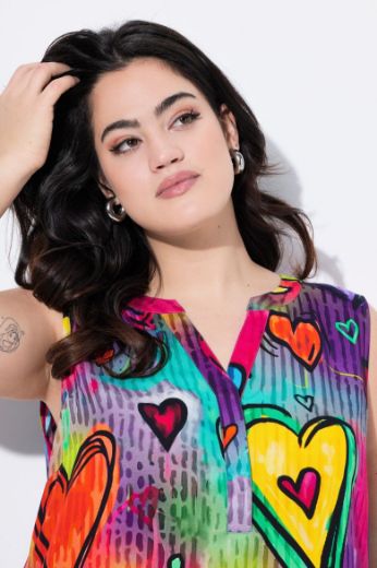 Plus size veliki brojevi Bluza bez rukava za punije