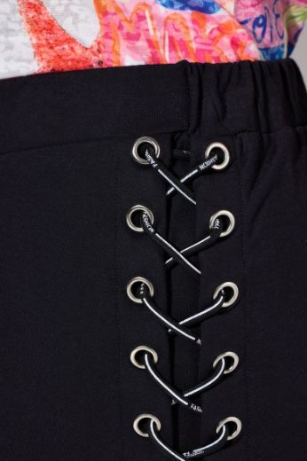 Plus size veliki brojevi Suknja s ukrasnim vezicama za punije
