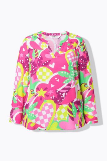 Plus size veliki brojevi Bluza s uzorkom papige za punije