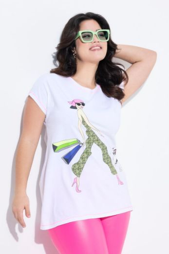 Plus size veliki brojevi Majica kratkih rukava za punije