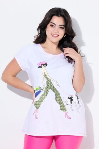 Plus size veliki brojevi Majica kratkih rukava za punije