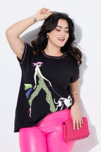 Plus size veliki brojevi Majica kratkih rukava za punije