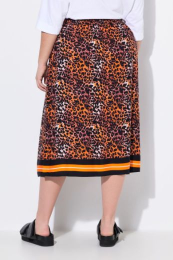 Plus size veliki brojevi Suknja s leopard uzorkom za punije