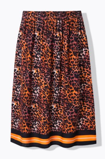 Plus size veliki brojevi Suknja s leopard uzorkom za punije