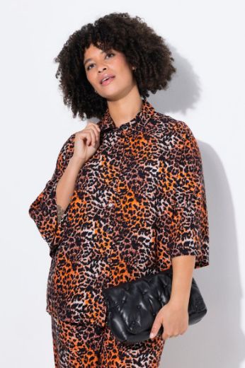 Plus size veliki brojevi Bluza s leopard uzorkom za punije