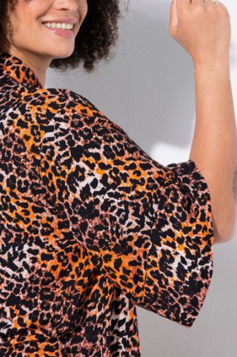 Plus size veliki brojevi Bluza s leopard uzorkom za punije