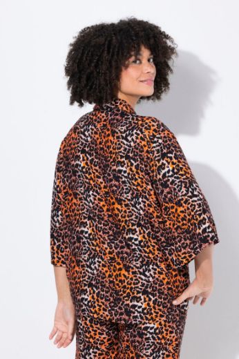 Plus size veliki brojevi Bluza s leopard uzorkom za punije