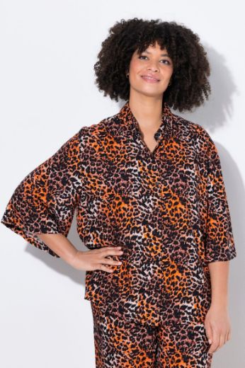 Plus size veliki brojevi Bluza s leopard uzorkom za punije