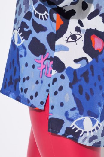 Plus size veliki brojevi Bluza s leopard uzorkom za punije