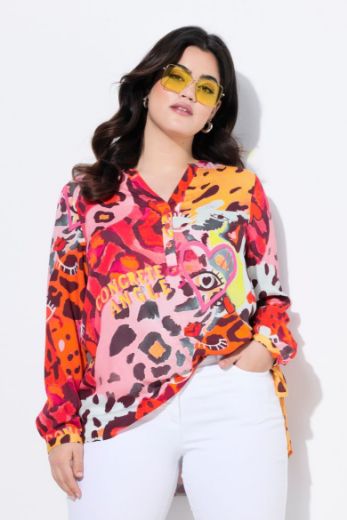 Plus size veliki brojevi Bluza s leopard uzorkom za punije