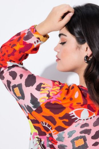 Plus size veliki brojevi Bluza s leopard uzorkom za punije