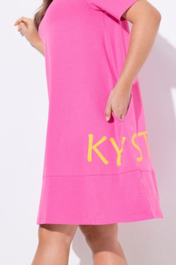 Plus size veliki brojevi Haljina sa grafičkim printom za punije