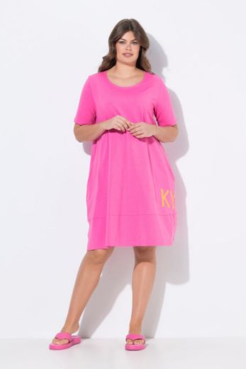 Plus size veliki brojevi Haljina sa grafičkim printom za punije