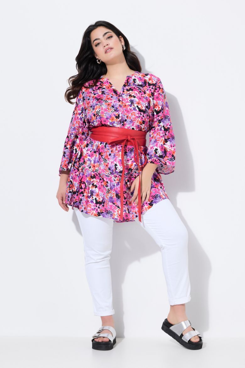 Plus size veliki brojevi Tunika bluza za punije