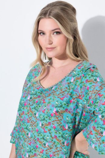 Plus size veliki brojevi Tunika s dodatkom ogrlice za punije
