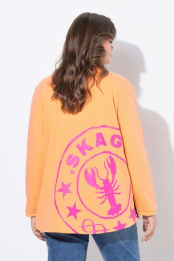 Plus size veliki brojevi Majica dugih rukava V ovratnika za punije