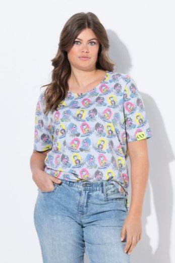 Plus size veliki brojevi Majica kratkih rukava okruglog ovratnika za punije