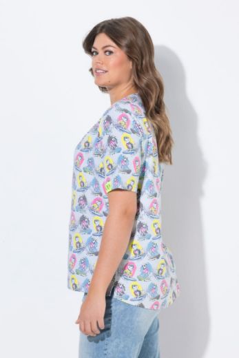 Plus size veliki brojevi Majica kratkih rukava okruglog ovratnika za punije