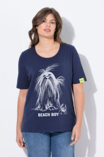 Plus size veliki brojevi Majica kratkih rukava okruglog ovratnika za punije