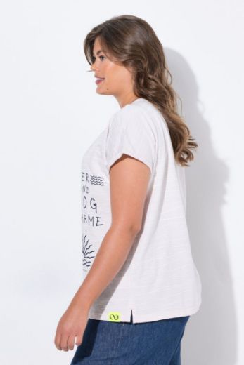 Plus size veliki brojevi Majica kratkih rukava okruglog ovratnika za punije