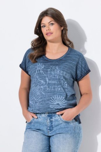 Plus size veliki brojevi Majica kratkih rukava okruglog ovratnika za punije
