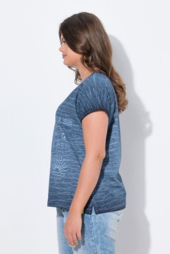 Plus size veliki brojevi Majica kratkih rukava okruglog ovratnika za punije