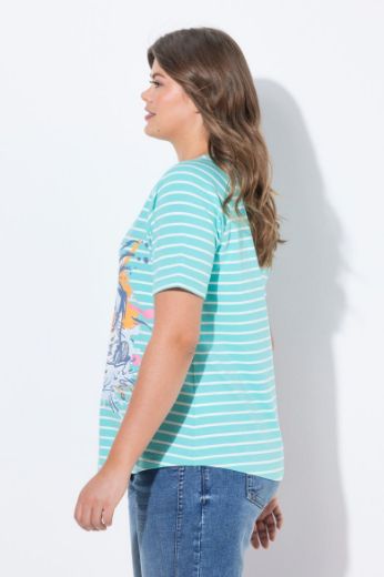 Plus size veliki brojevi Majica kratkih rukava V ovratnika za punije