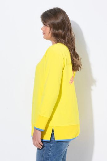 Plus size veliki brojevi Majica dugih rukava okruglog ovratnika za punije