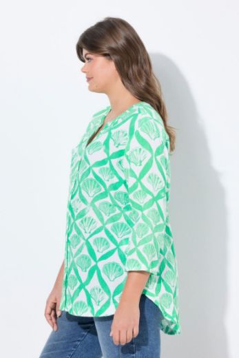 Plus size veliki brojevi Bluza 3/4 rukava V ovratnika za punije