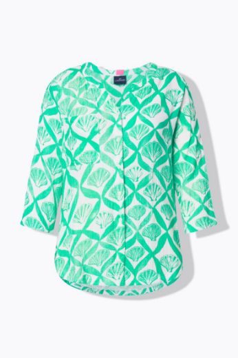 Plus size veliki brojevi Bluza 3/4 rukava V ovratnika za punije