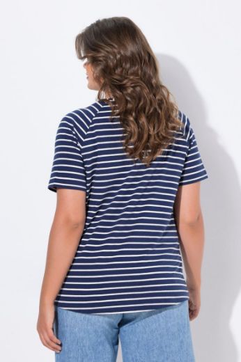 Plus size veliki brojevi Majica kratkih rukava V ovratnika za punije